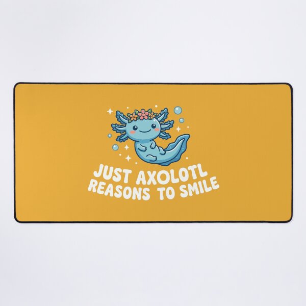 Item preview, Just Axolotl Reasons To Smile Cute Floral Amphibian designed and sold by Amir Faysal.