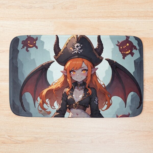 Item preview, Anime demon girl and lava monsters designed and sold by ArtsJulian.