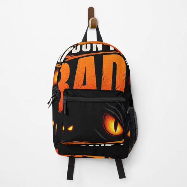 Item preview, Bad Idea Don't Follow Me | Glowing Eyes Dark Humor Graphic | Minimal Gothic Streetwear designed and sold by warlistop.