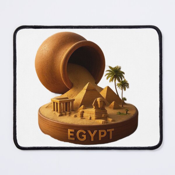 Item preview, Egypt Travel – Pyramids & Sphinx Desert Sunset designed and sold by 4U---Store.