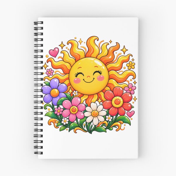 Item preview, Happy Sunshine and Colorful Flowers designed and sold by TinyWeird.