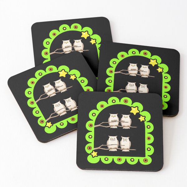 Item preview, Funny Owls and Worms Cartoon designed and sold by waikibi ⭐⭐⭐⭐⭐.