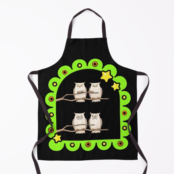 Item preview, Funny Owls and Worms Cartoon designed and sold by waikibi ⭐⭐⭐⭐⭐.