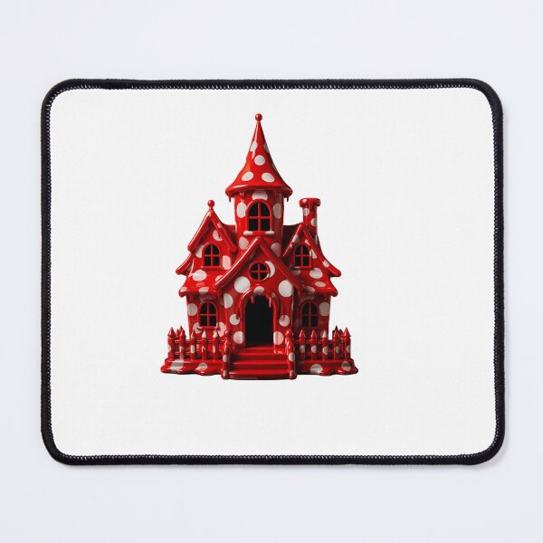 Item preview, Polka Dot Haunted House Spooky Mansion designed and sold by YourColorsWall.