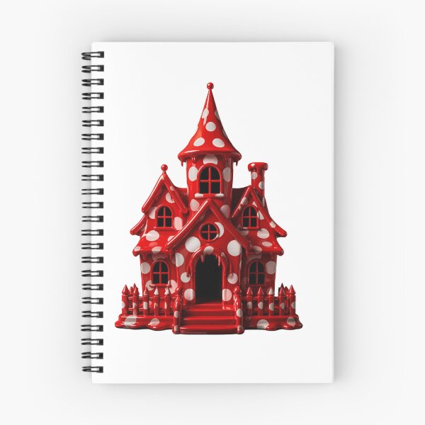 Item preview, Polka Dot Haunted House Spooky Mansion designed and sold by YourColorsWall.
