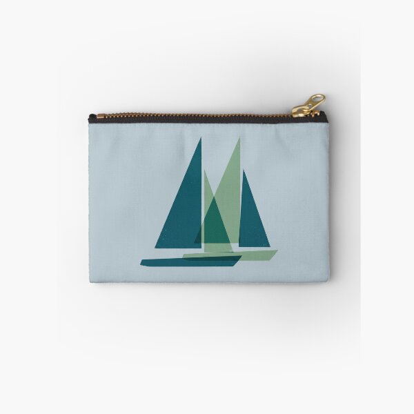 Item preview, Abstract Sailboat Minimalist Geometric Coastal Wall Art designed and sold by KiwiRider.