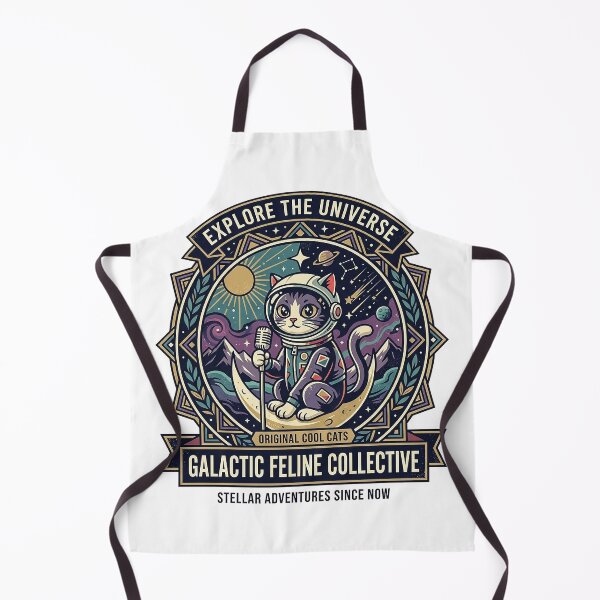Item preview, Galactic Feline Explorer – Vintage Space Cat Astronaut Adventure designed and sold by cannsuh.