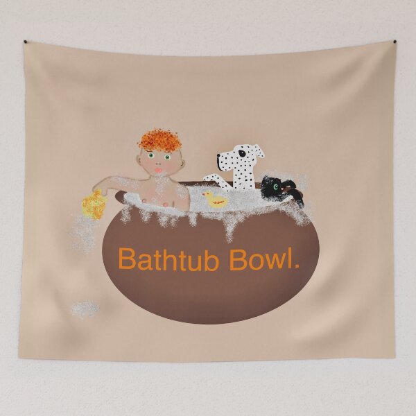 Item preview, Child in a Bathtub Bowl designed and sold by Elaine M Hayward .