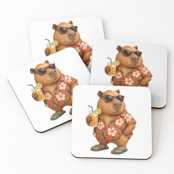 Item preview, Origami Tropical Capybaras Vacation designed and sold by Snurly.