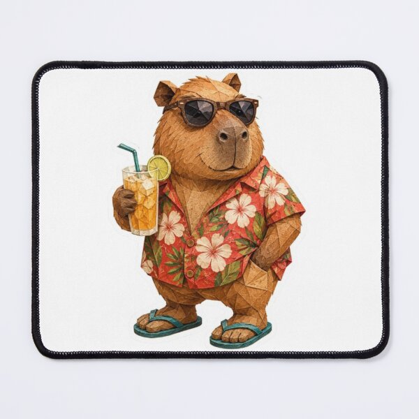 Item preview, Origami Tropical Capybaras Vacation designed and sold by Snurly.