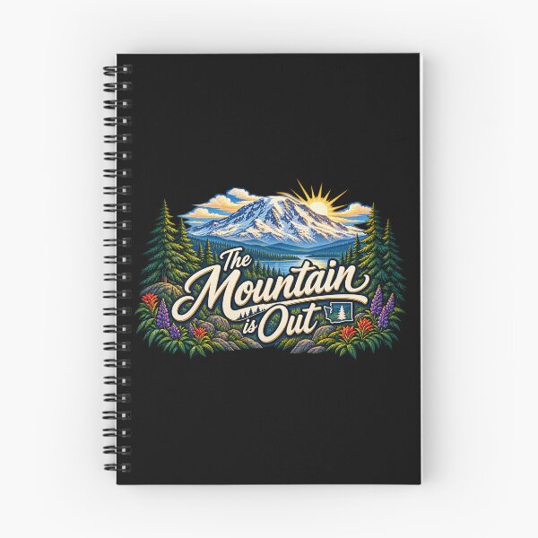 Item preview, The Mountain Is Out – Mount Rainier Washington PNW Adventure designed and sold by getpressedshirt.
