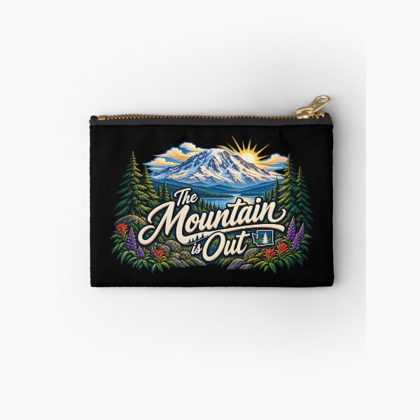 Item preview, The Mountain Is Out – Mount Rainier Washington PNW Adventure designed and sold by getpressedshirt.