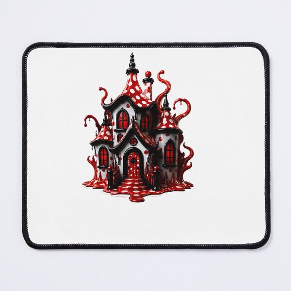 Item preview, Tentacle Haunted Mansion Polka Dot Spooky Castle designed and sold by YourColorsWall.