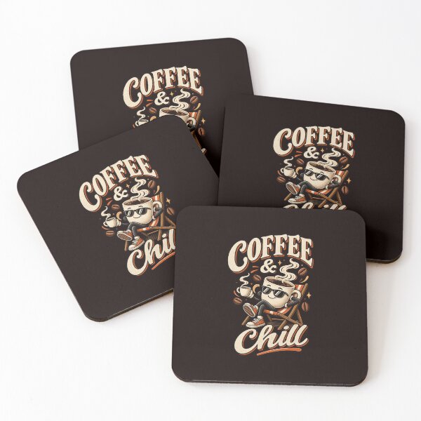 Item preview, COFFEE & CHILL designed and sold by Aktarstore.