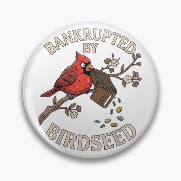 Item preview, Bankrupted By Birdseed Funny Bird Watching Cardinal Wallet designed and sold by DijaMar.