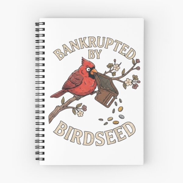 Item preview, Bankrupted By Birdseed Funny Bird Watching Cardinal Wallet designed and sold by DijaMar.