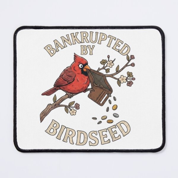 Item preview, Bankrupted By Birdseed Funny Bird Watching Cardinal Wallet designed and sold by DijaMar.