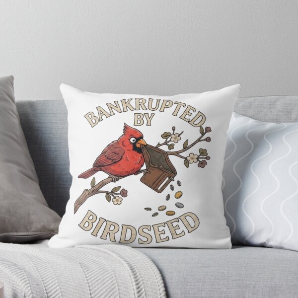 Item preview, Bankrupted By Birdseed Funny Bird Watching Cardinal Wallet designed and sold by DijaMar.