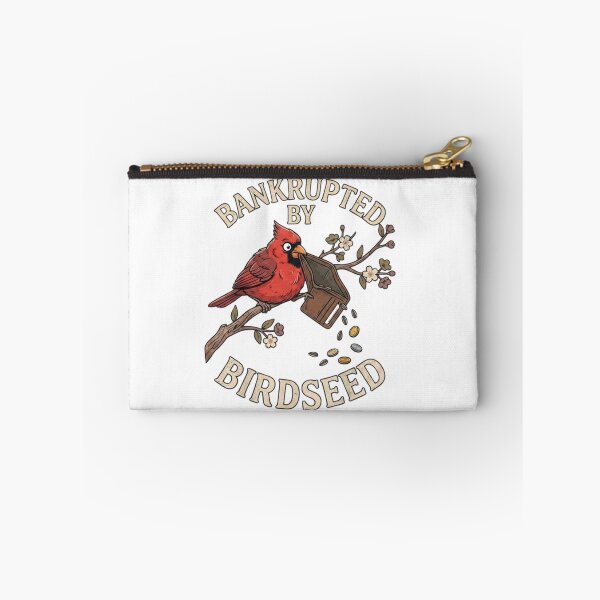Item preview, Bankrupted By Birdseed Funny Bird Watching Cardinal Wallet designed and sold by DijaMar.
