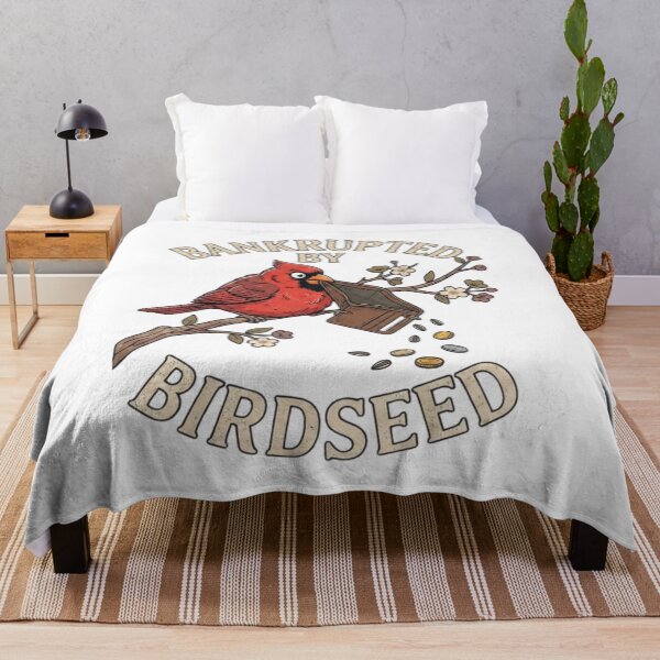 Item preview, Bankrupted By Birdseed Funny Bird Watching Cardinal Wallet designed and sold by DijaMar.