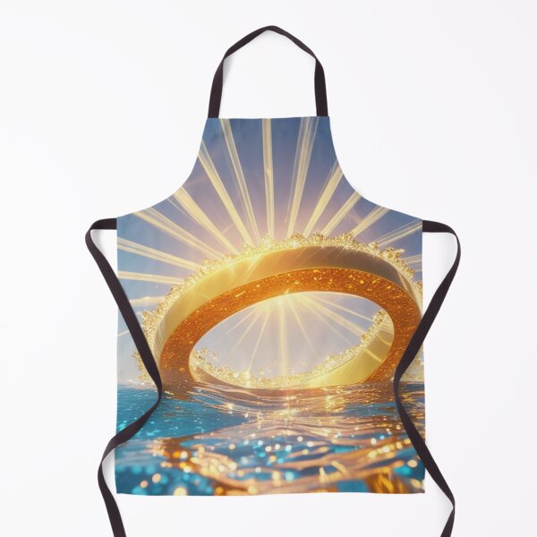 Item preview, Golden Ring Rising from the Ocean. designed and sold by fbtrisha.
