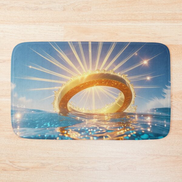 Item preview, Golden Ring Rising from the Ocean. designed and sold by fbtrisha.