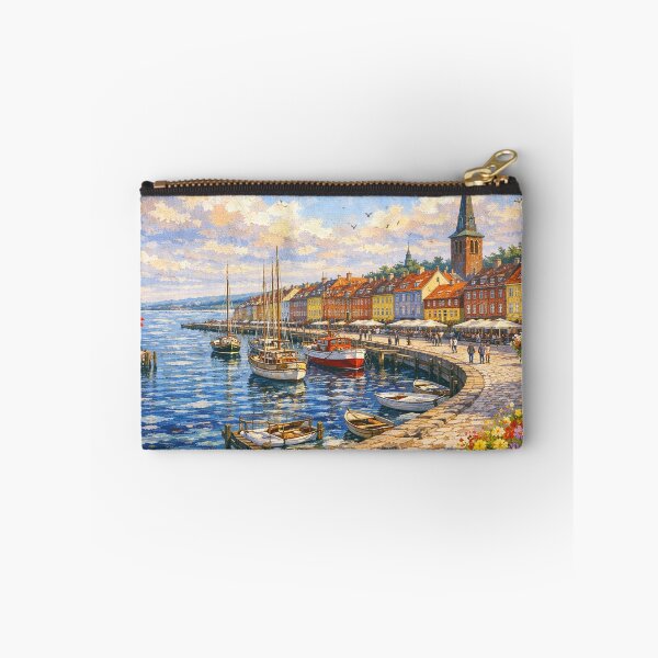 Item preview, Helsingor harbour painting, Denmark – A Beautiful place in Europe. designed and sold by GalleryKauffeld.