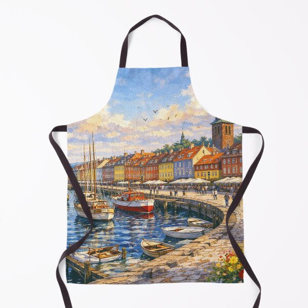 Item preview, Helsingor harbour painting, Denmark – A Beautiful place in Europe. designed and sold by GalleryKauffeld.