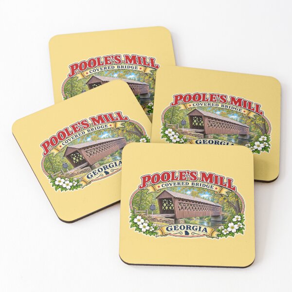 Item preview, Poole's Mill Covered Bridge sticker designed and sold by gotucoveredart.