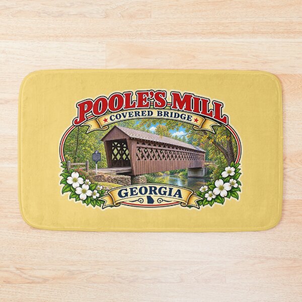 Item preview, Poole's Mill Covered Bridge sticker designed and sold by gotucoveredart.