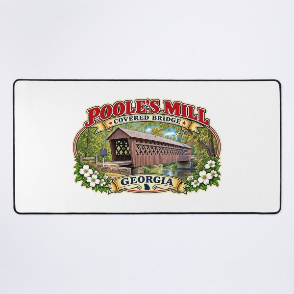 Item preview, Poole's Mill Covered Bridge sticker designed and sold by gotucoveredart.