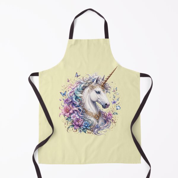 Item preview, Majestic Unicorn - Enchanted Floral Fantasy Art designed and sold by Roberto Triolo.