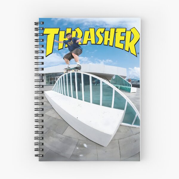 Item preview, Thrasher Skateboard Skate Design Art Print Poster Wall Tee Vest  designed and sold by Cool Robot Bro..