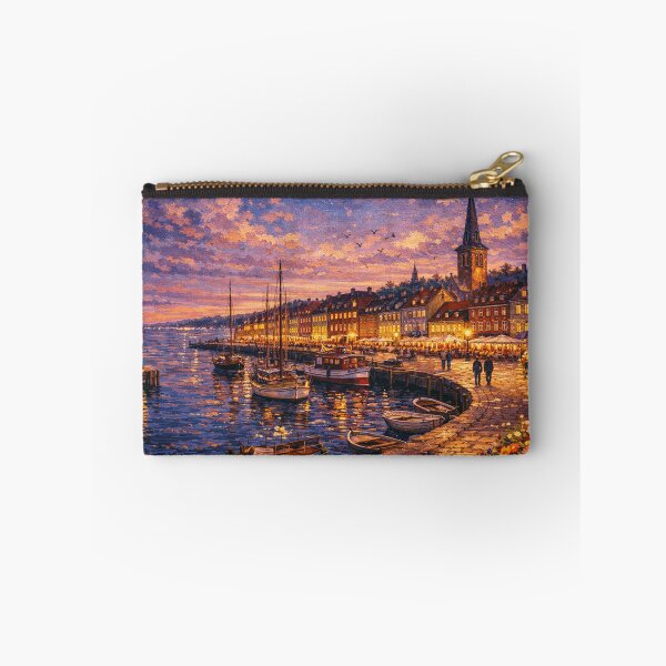 Item preview, Helsingor by night painting, Denmark – A Beautiful place in Europe. designed and sold by GalleryKauffeld.