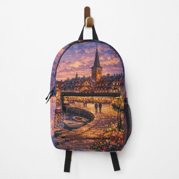 Item preview, Helsingor by night painting, Denmark – A Beautiful place in Europe. designed and sold by GalleryKauffeld.
