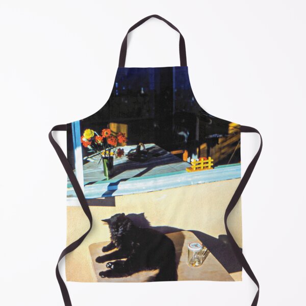 Item preview, 1960s Sunbathing Black Cat by Kitchen Window – Vintage 35mm Slide designed and sold by SiliconValleyUS.