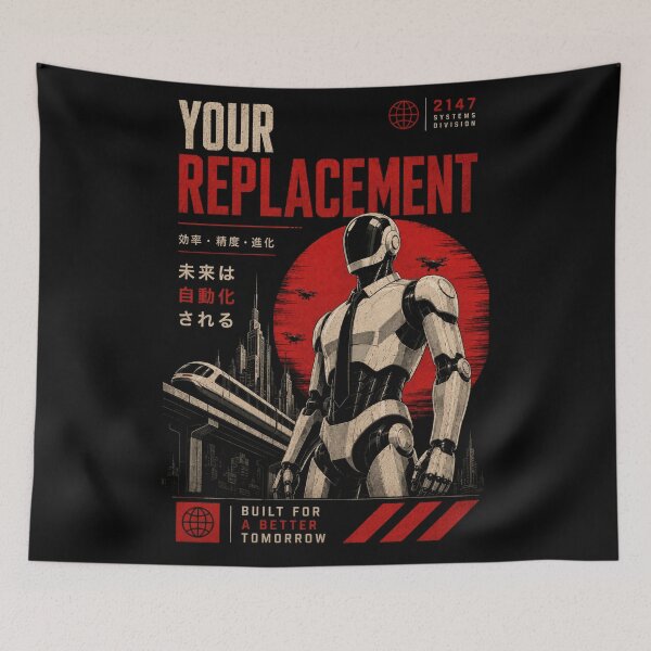 Item preview, Ai Technology Futuristic Robot Tech Graphic designed and sold by TEEJAMBOREE.