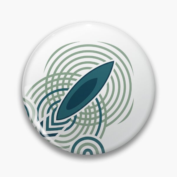 Item preview, Canoe Water Ripples Geometric Kayak Paddling Line Art designed and sold by KiwiRider.
