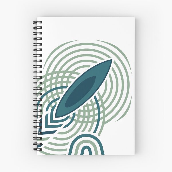 Item preview, Canoe Water Ripples Geometric Kayak Paddling Line Art designed and sold by KiwiRider.