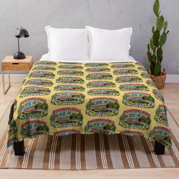 Item preview, Auchumpkee Creek Covered Bridge sticker designed and sold by gotucoveredart.