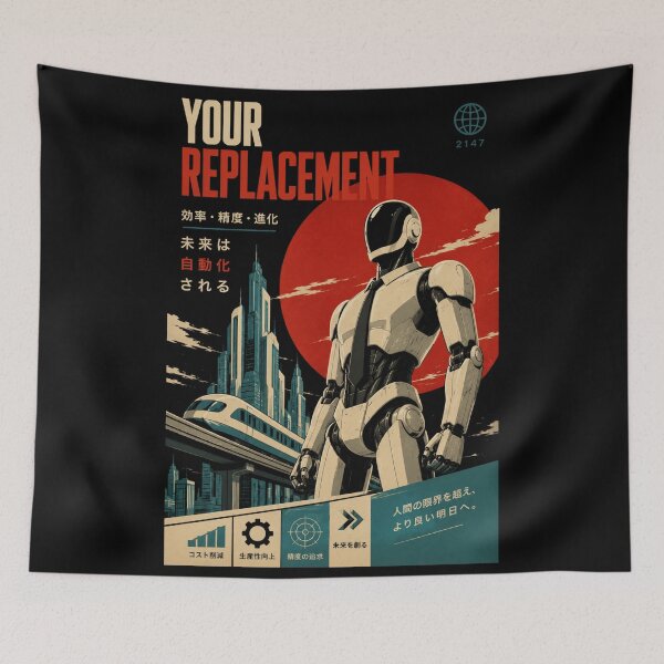 Item preview, Ai Technology Futuristic Robot Tech Graphic designed and sold by TEEJAMBOREE.
