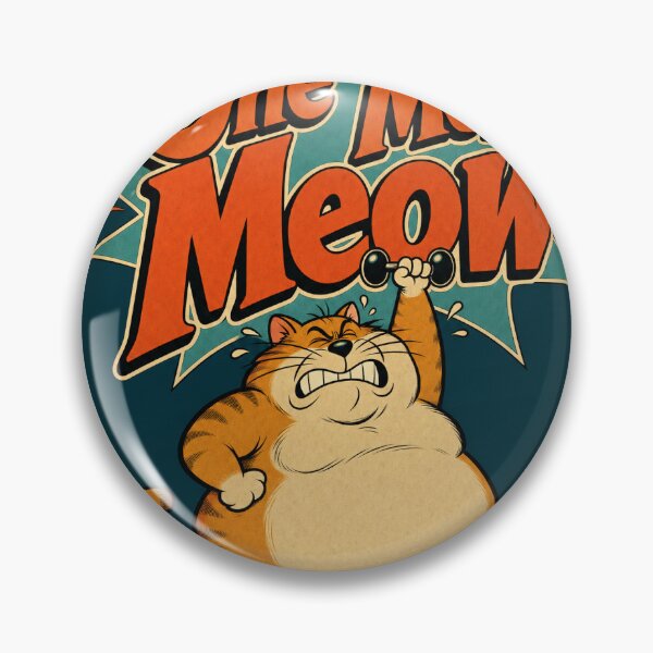 Item preview, Gym Cat One More Meow Funny Retro Fitness Workout Motivation designed and sold by Viviglow.