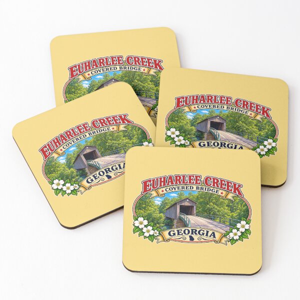 Item preview, Euharlee Creek Covered Bridge sticker designed and sold by gotucoveredart.