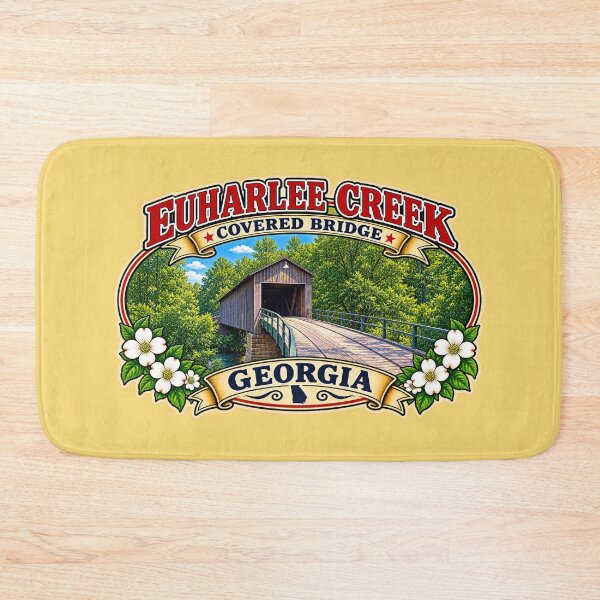 Item preview, Euharlee Creek Covered Bridge sticker designed and sold by gotucoveredart.