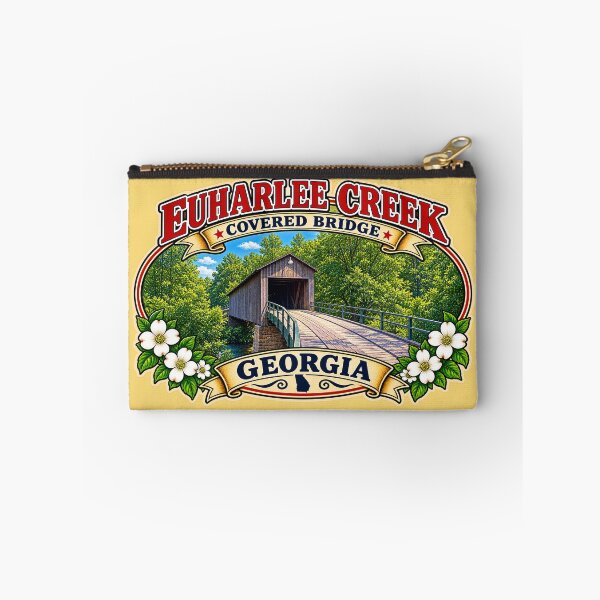 Item preview, Euharlee Creek Covered Bridge sticker designed and sold by gotucoveredart.