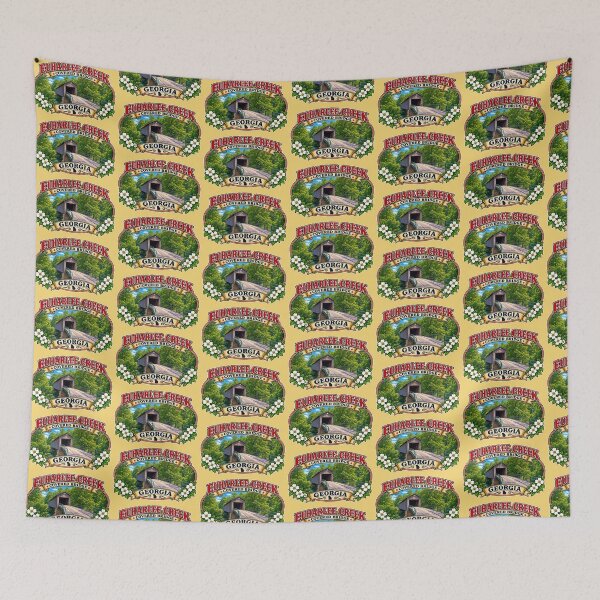 Item preview, Euharlee Creek Covered Bridge sticker designed and sold by gotucoveredart.
