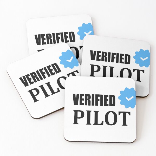 Item preview, Verified Pilot – Cleared for Takeoff designed and sold by GriffinRey.