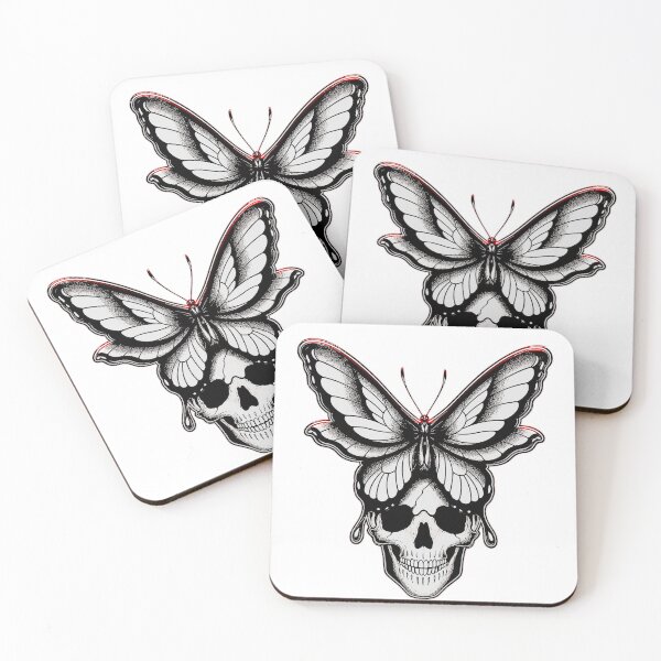 Item preview, Gothic Moth Skull Dark Tattoo designed and sold by say_li03.