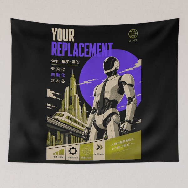 Item preview, Ai Technology Futuristic Robot Tech Graphic designed and sold by TEEJAMBOREE.