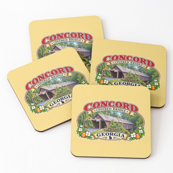 Item preview, Concord Covered Bridge sticker designed and sold by gotucoveredart.